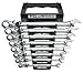 GearWrench 85798 8 Piece XL Locking Flex-Head Ratcheting Combination Wrench Set SAE