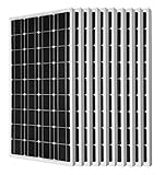 ECO-WORTHY1000W(100*10) 単結晶ソーラーパネ付属品接続端子MC4コネクタ付ソーラーケーブル90cm