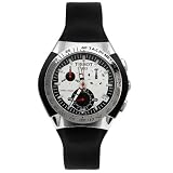 Tissot Mens T-Trax Chronograph Black Rubber Strap Watch #T0104171703100 by Tissot