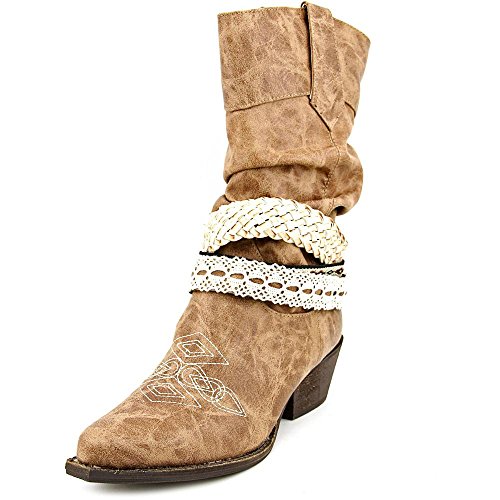 Womens Coconut Sarine Crochet Accent Boot (6.5)