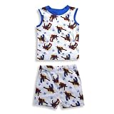 Spiderman - Infant And Toddler Boys Sleeveless Shortie Pajamas, White (Size 24Months)
