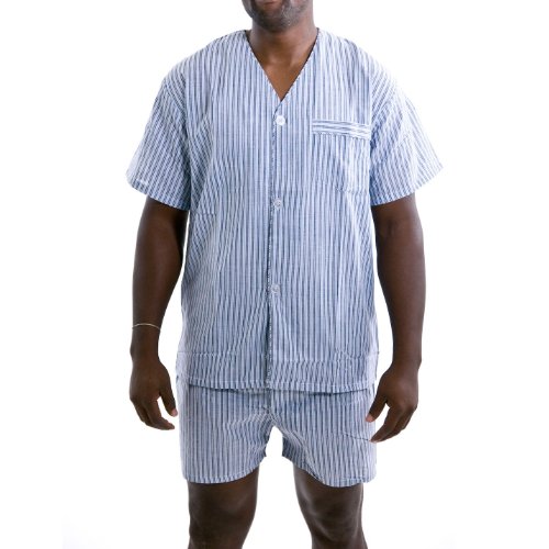 Botany Short Sleeve, Knee Length Broadcloth Print Pajama