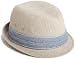 Ben Sherman Men's Striped Linen Trilby Hat