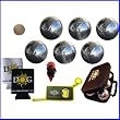 Petanque Set - 73mm Chromed Steel Set by The Day of Games