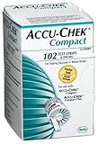 ACCU-CHEK Compact Test Strips, 102-Count Box