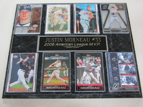 Minnesota Twins Justin Morneau 8 Card Plaque