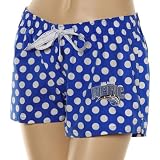 NCAA Orlando Magic Ladies Blue Polka Dot Galaxy Pajama Shorts (Large)