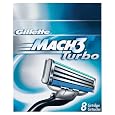 Gillette Mach3 Turbo Cartridges, 8-Count