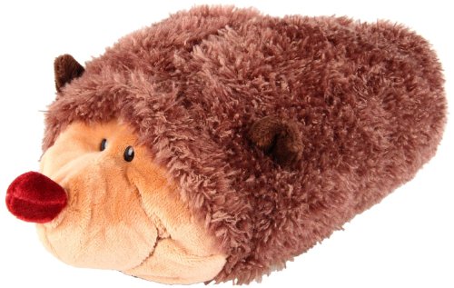 Adult Size Aroma Home Fuzzy Friends Hedgehog Slippers