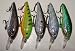 5 Custom Shad Lures - Plugs Crankbaits Bass Fishing Set L5AB