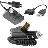 For Sony Ericsson TM506 w350i w850i D Series J Series K Series W Series Z Series Car + Home Charger + Cable