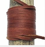 Lace Lacing Leather Topgrain Latigo Medium Brown 50 Foot Spool