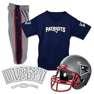 Franklin Sports NFL New England Patriots Deluxe Youth Uniform Set, Medium