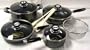 Concord 11-Piece Non-Stick Aluminum Cookware Set