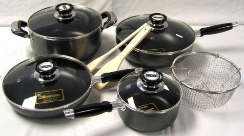 Concord 11-Piece Non-Stick Aluminum Cookware Set product image