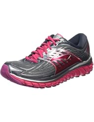 Shoes: Brooks Glycerin 14 Running Shoe - Womens Anthracite/Azalea/Silver, 10.0 - Brooks