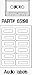 Audio Tape Labels 100 Sheets
