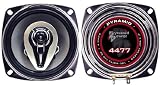 PYRAMID 4477 4'' 3-Way Triaxial Speaker w/Chrome Basket & Cone