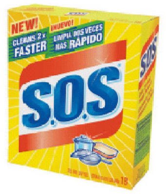 Clorox Company, The 18Ct Sos Wool Soap Pad 98018 Scrub Pads