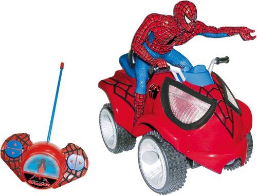 Childrens Toyshop  Toys : Spiderman RC Quad Bike