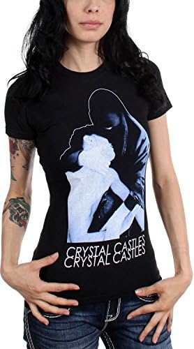 Crystal Castles - Womens 2013 Spring Tour Burka T-Shirt, Size: Small, Color: Black