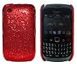 Trade Accessories - BlackBerry Curve 8520/9300 - Jewelled/Sparkle Glitter Bling Case/Cover - Red