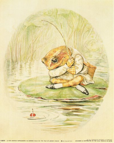 The Tale of Jeremy Beatrix Potter Art Print Poster (8x10)