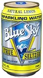 Blue Sky Lemon Seltzer, 12-Ounce Cans (Pack of 24)