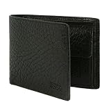 Apparel : Hugo Boss leather bill fold, credit card and coin pouch wallet BOSS7196