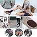 1 Pair Oval Flocking Fabric Iron on Elbow Knee Patches 18x11cm (Light Grey)
