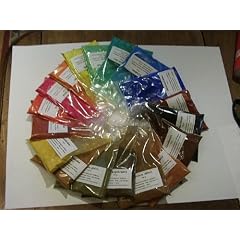 Sortiment Farb-Pigmente gemischt 20 Beutel mit je 100 g