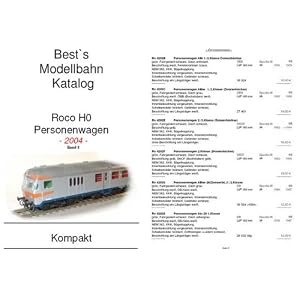 Best`s Modellbahn Katalog Roco H0 Personenwagen kompakt 2004