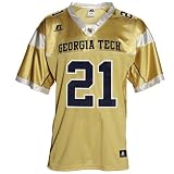 Russell Georgia Tech Yellow Jackets #21 Gold Replica Football Jersey