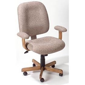 Boss Mid Back Ergonomic Task Chair, Oak by BOSS