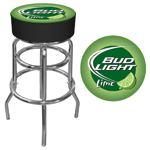Bud Light Lime Bar Stool - Game Room Products Pub Stool Beer Logos