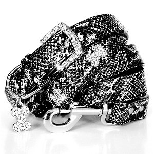 The Wild Thing 192 Swarovski crystals jewelled Python Skin