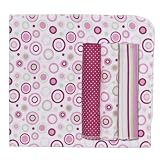 Tiddliwinks Pink Dot Flannel Receiving Blanket - 4 pk