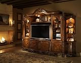 TV Console by AICO - Natural Wood