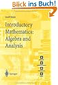 Introductory Mathematics: Algebra and Analysis (Springer Undergraduate Mathematics Series)