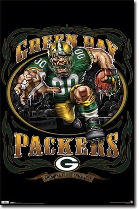 NFL Poster Running Back 10 # Green Bay Packers