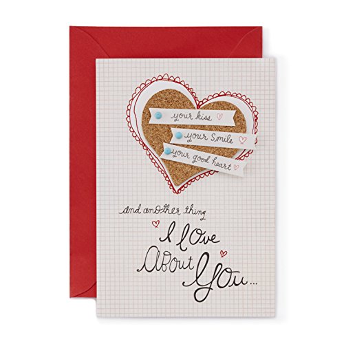Hallmark Signature Collection Love Anytime Greeting Card: Your Kiss, Your Smile, Your Good Heart, and Another Thing I Love About You...