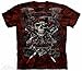 Mountain Dead Men Adult Size T-shirt , Maroon , X-Large