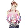 Christian AUDIGIER Ed Hardy Womens Hoodie Hooded Sweatshirt Jacket Shirt Top Fuschia