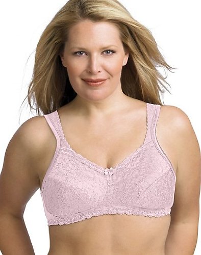 Playtex 18 Hour Cooling Comfort Lace Soft Cup Bra (36B Rosewater)