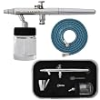 Master Airbrush&reg; Brand S68 Multi-purpose Dual-action Airbrush for Auto-hobby-craft. Complete Airbrush Set with Cup, Bottle, Case and Now a (FREE) How to Airbrush Training Book to Get You Started, Published Exclusively By Master Airbrush.and a Free 6' Braided Air Hose with 1/8" Ends