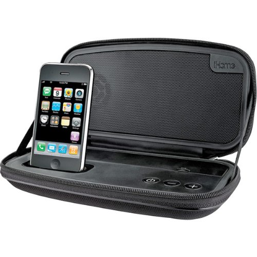 Portable Stereo Speaker Case with iPod/iPhone Dock