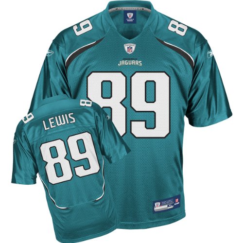 Reebok Marcedes Lewis Jacksonville Jaguars Replica Jersey - Teal (X-Large)