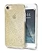 Smartish iPhone 8/7 Clear Case - PureView for iPhone 8/7 [Ultra Slim Fit Protective Clear Cover] (Silk) - Goldilocks