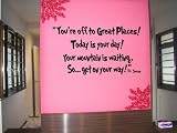 Dr seuss You're off to great places... Wall art vinyl letters decals love kids bedroom