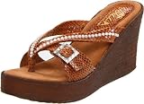 Sbicca Womens Horizon Snake Wedge Sandal Sandal